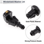 Washer Nozzle Set of 6 w/ Hose Connector for Nissan (No. 289317S000)