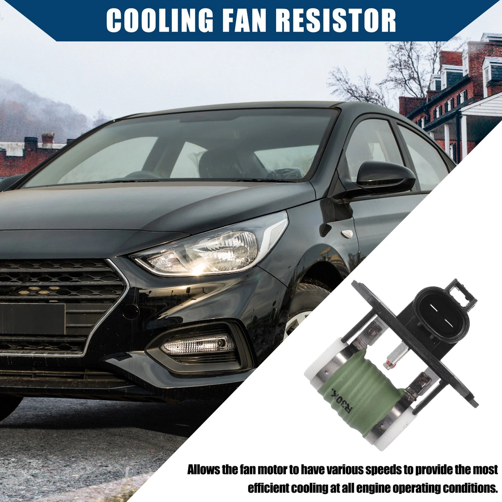 Cooling Fan Resistor No.253852E000 for Hyundai Tucson (2005–2009)