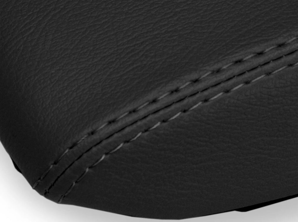Leather Console Lid Pull Over Armrest Cover for Mazda MX3 (1992–1998) Black