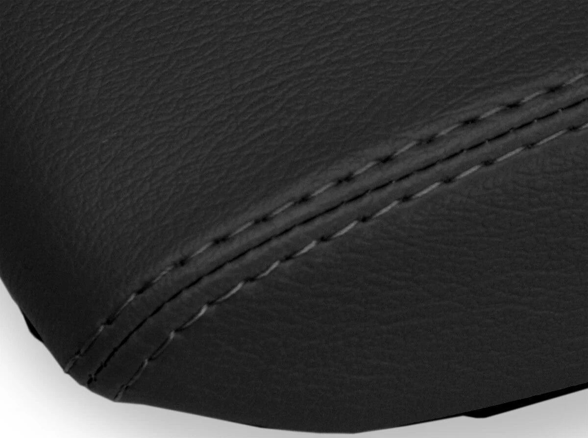 Leather Console Lid Pull Over Armrest Cover for Mazda MX3 (1992–1998) Black