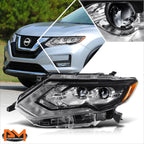 Left Side LED DRL Projector Headlight Lamp for Nissan Rogue (2017–2018)