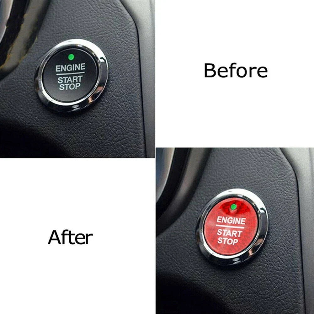 Button Sticker Carbon Fiber for Ford F-150 Raptor (2010–2023)