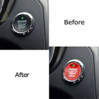 Button Sticker Carbon Fiber for Ford F-150 Raptor (2010–2023)