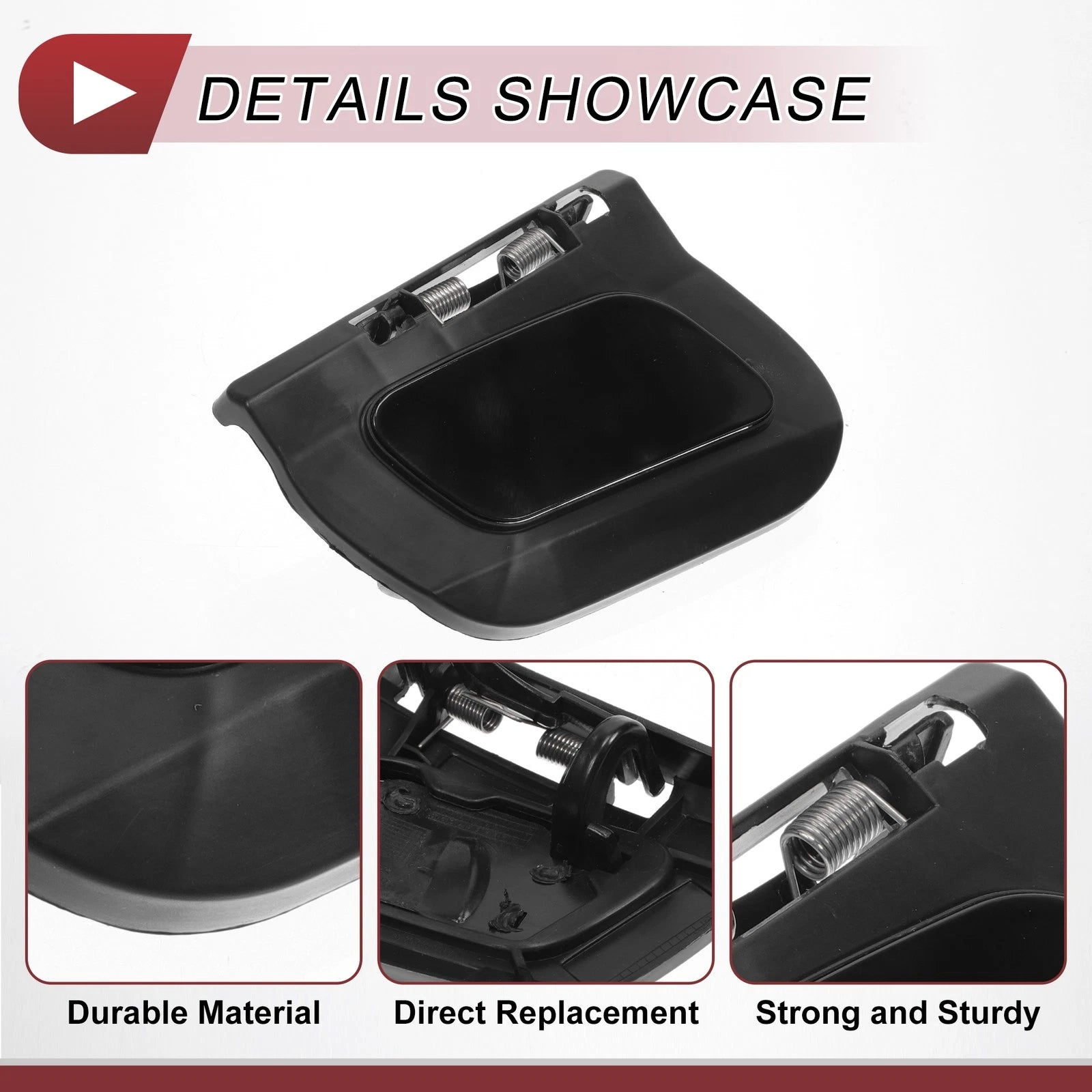 Washer Nozzle Cover Cap for Mercedes-Benz GLA45 AMG (2015–2019) Black