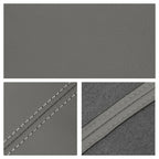 Car Front Door Panels Armrest Covers Gray for Honda Civic Sedan (2006-2011)