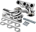 2Pcs Shorty Exhaust Manifold Header for Jeep Wrangler JK (2007–2011) 3.8L V6
