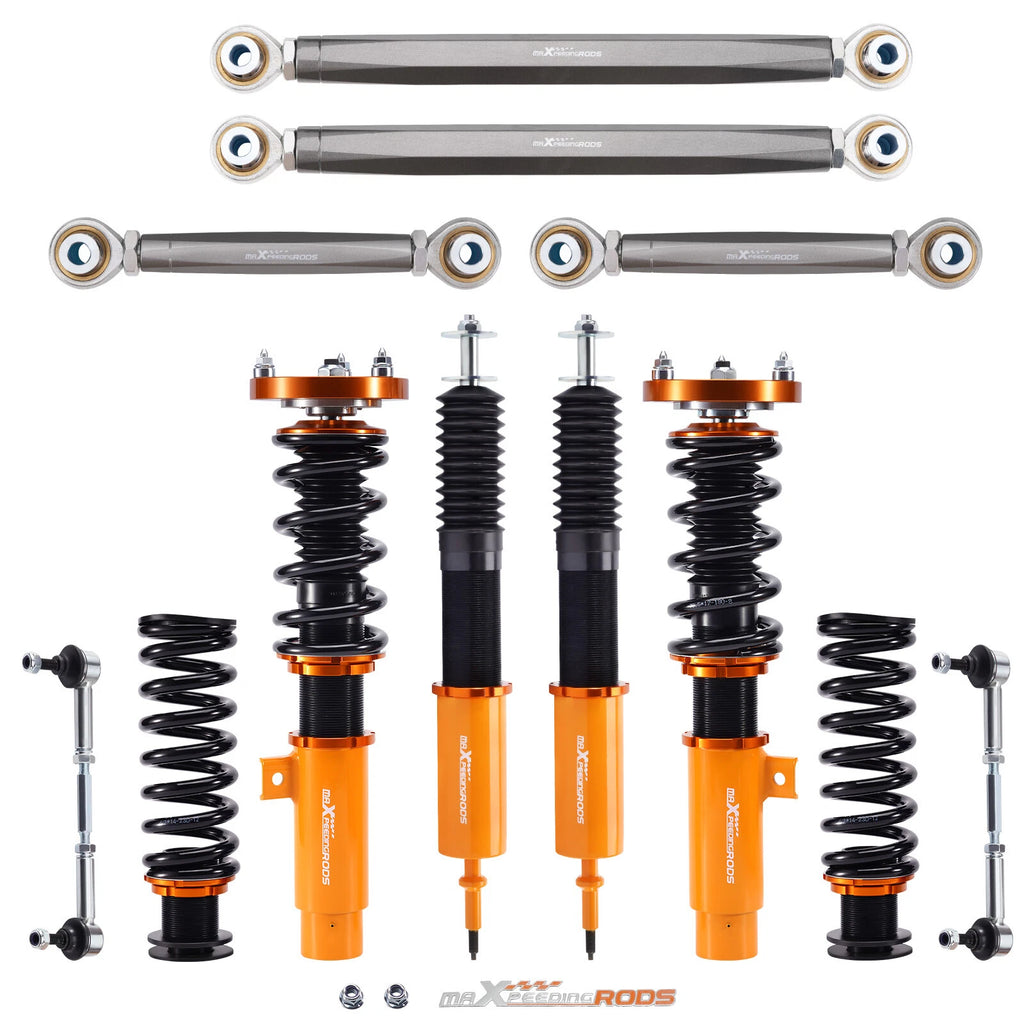 Coilovers Suspension & Rear Camber Toe Arm Kit for BMW 3 Series (2006–2013)