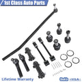 11pc Front Suspension Steering Kit for Ford F-350 (1992–1997)