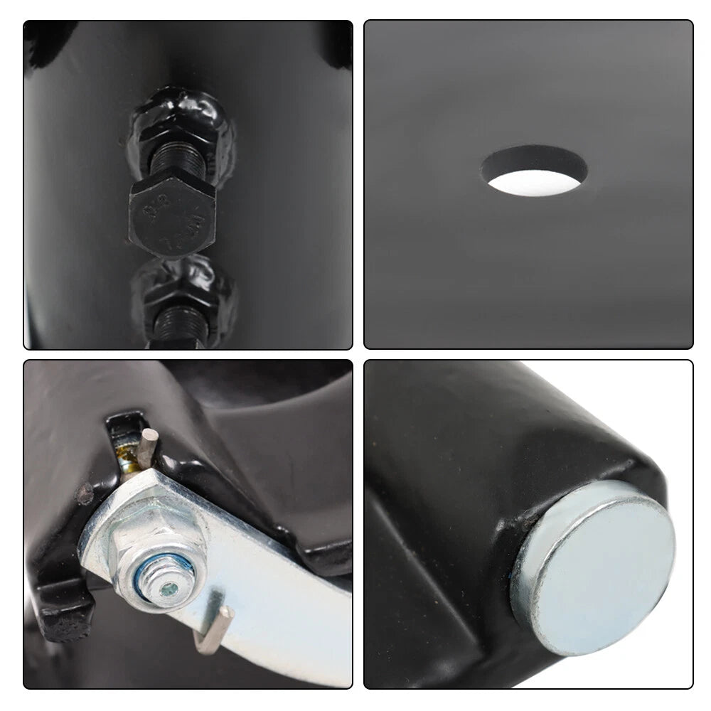 Adjustable 5th Wheel Adapter Hitch for Gooseneck (12" - 17")