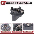 Low Beam Headlight Socket for Volkswagen Jetta (2005–2010) No. 1T0941109