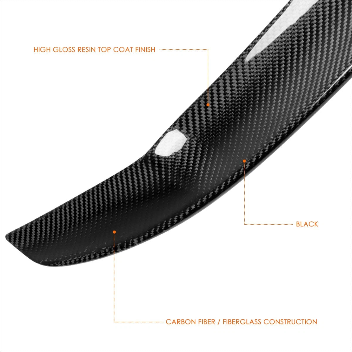 Carbon Fiber OE-Style Duck Bill Rear Trunk Spoiler for Elantra (2021–2024)