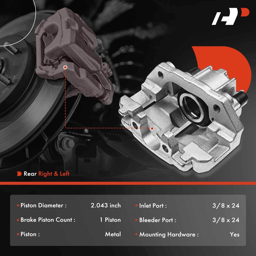 Pair Rear Brake Calipers for Ford Expedition (2003–2006)