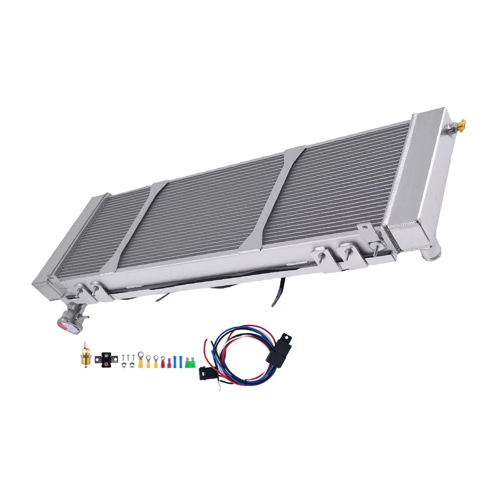 3 Row Radiator, Shroud & Fan for Jeep Cherokee 2.5L 4.0L (1995–2000)