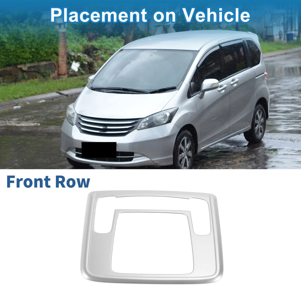 Front Row Light Trim Bezel for Honda Freed (2024–2025) Silver Tone