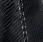 Carbon Fiber Manual Shift Boot for Ford Mustang (2005–2009) Gray Stitch