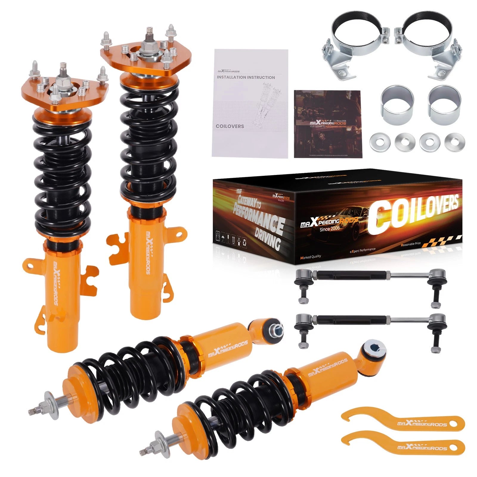 24 Way Adjustable Coilovers Suspension Kit for Mini Clubman R55 (2007–2014)