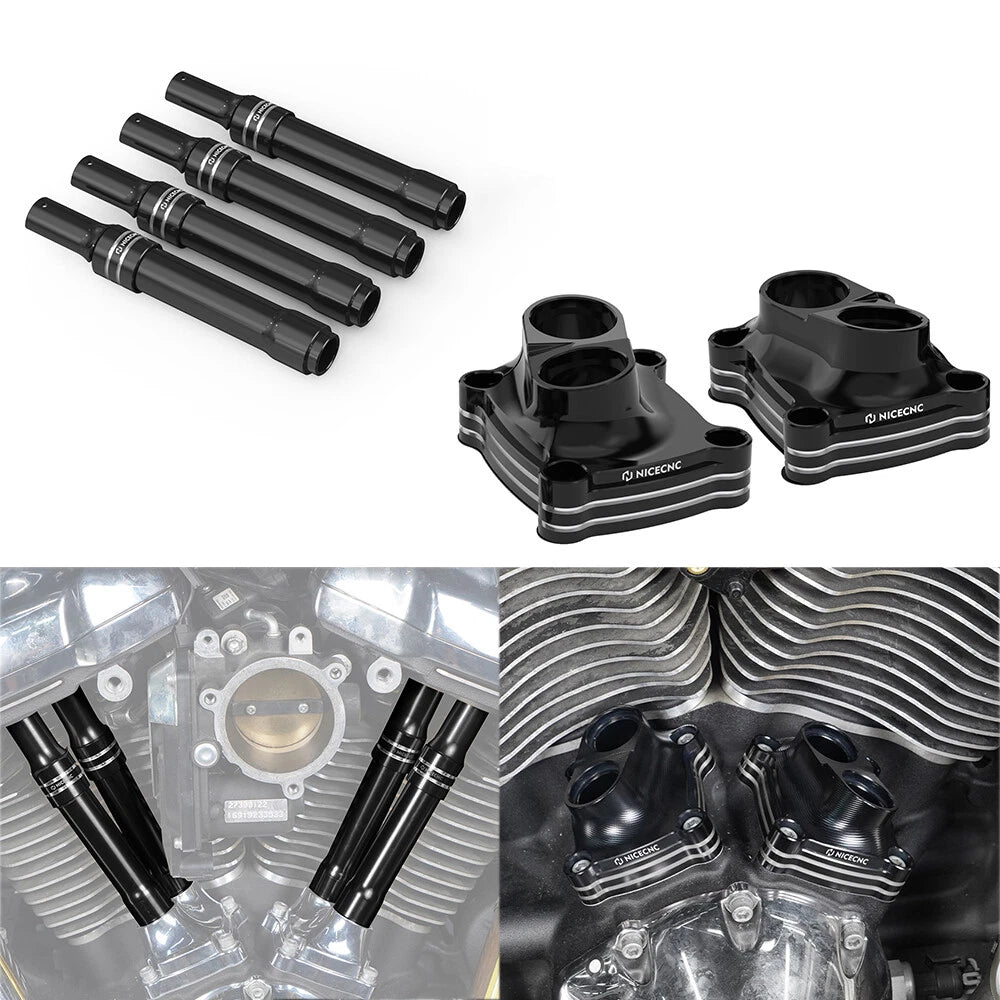 M8 Lifter Tappet Block Pushrod Covers Set for Harley Road King, Street Glide (2017–2023)