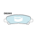 HD Rear Disc Brake Pads Set for Toyota Kluger GSU40R GSU45R 2GR-FE 07~14