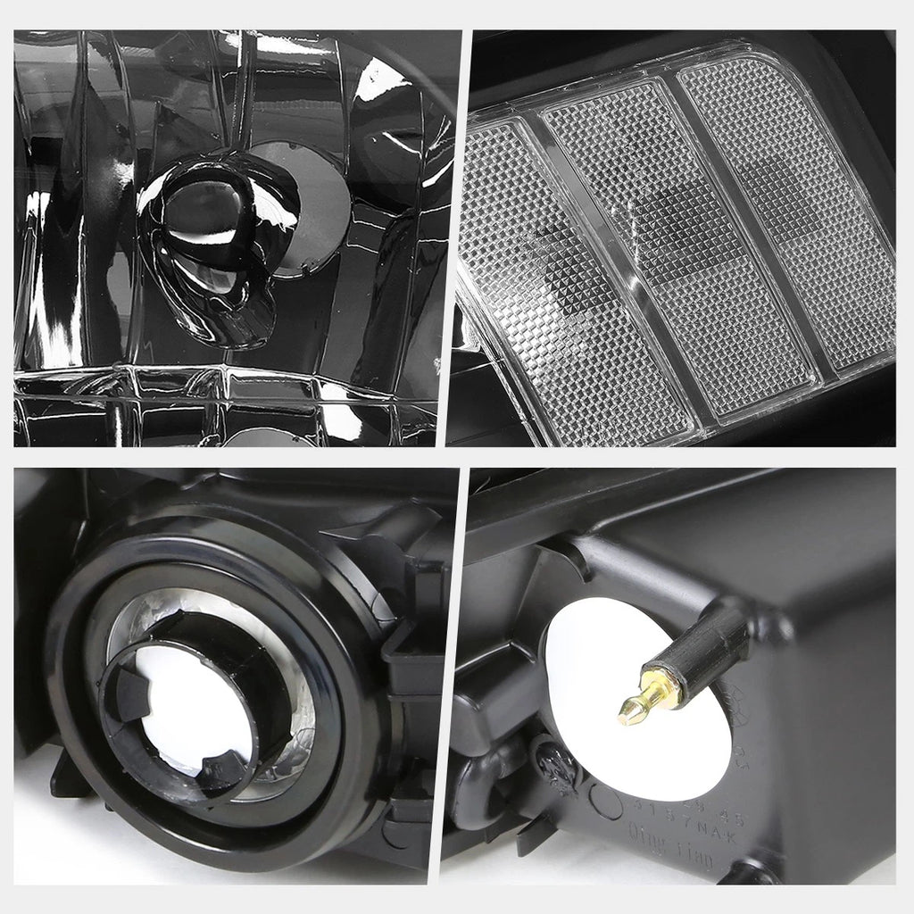 Headlight Clear Corner Signal Lamps Pair for Ford Mustang (1999–2004)