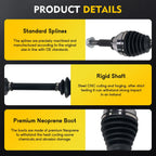 Front CV Axle Shaft Assembly for Ford Explorer (2011–2012)