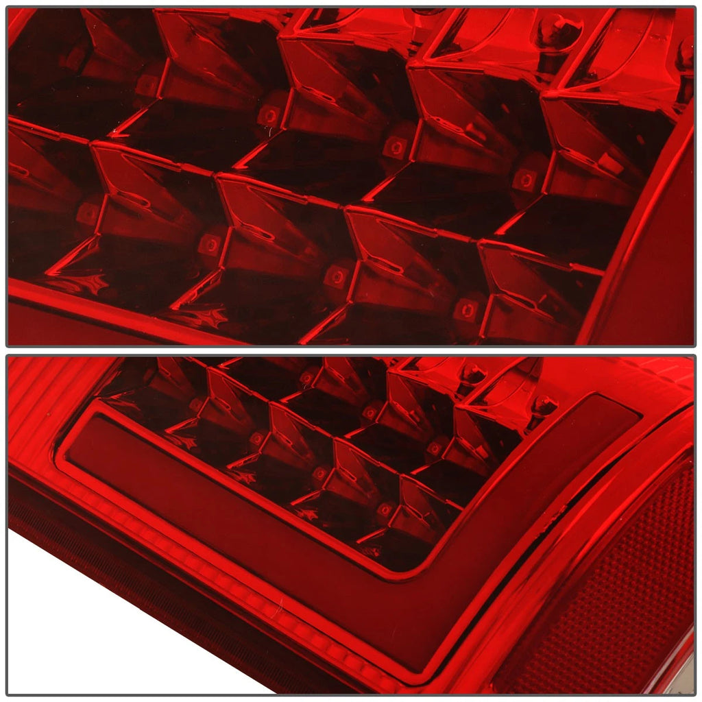 Red LED L-Bar Tail Brake Light Reverse Lamp for Ford Super Duty F150 (1999–2007)