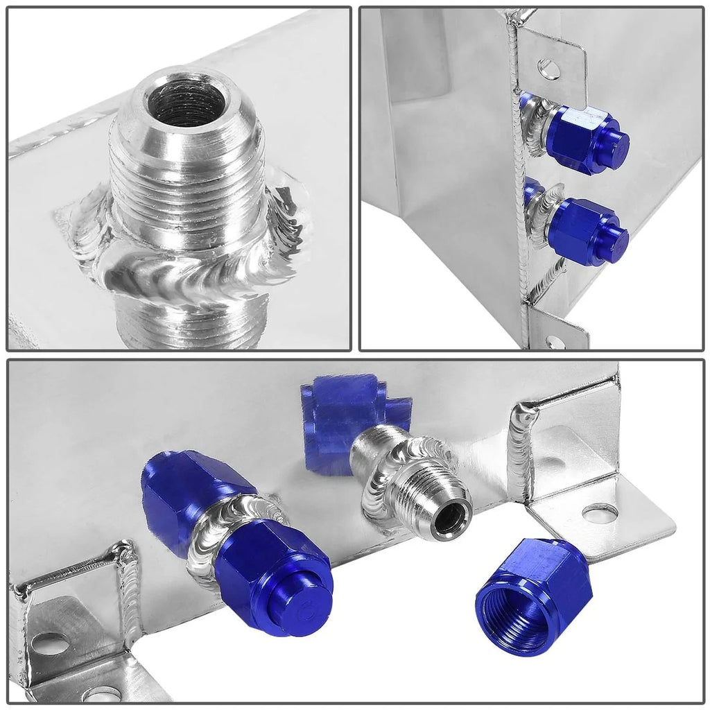2.5 Gallon Aluminum Fuel Cell Tank with Level Sender for Race Applications