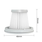 H13 Filter Replacement Set of 4 for Xiaomi SSXCQ01XY Handheld Vacuum Cleaner