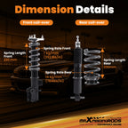 Adjustable Coilovers Lowering Kit for Ford Mustang (2015-2023)