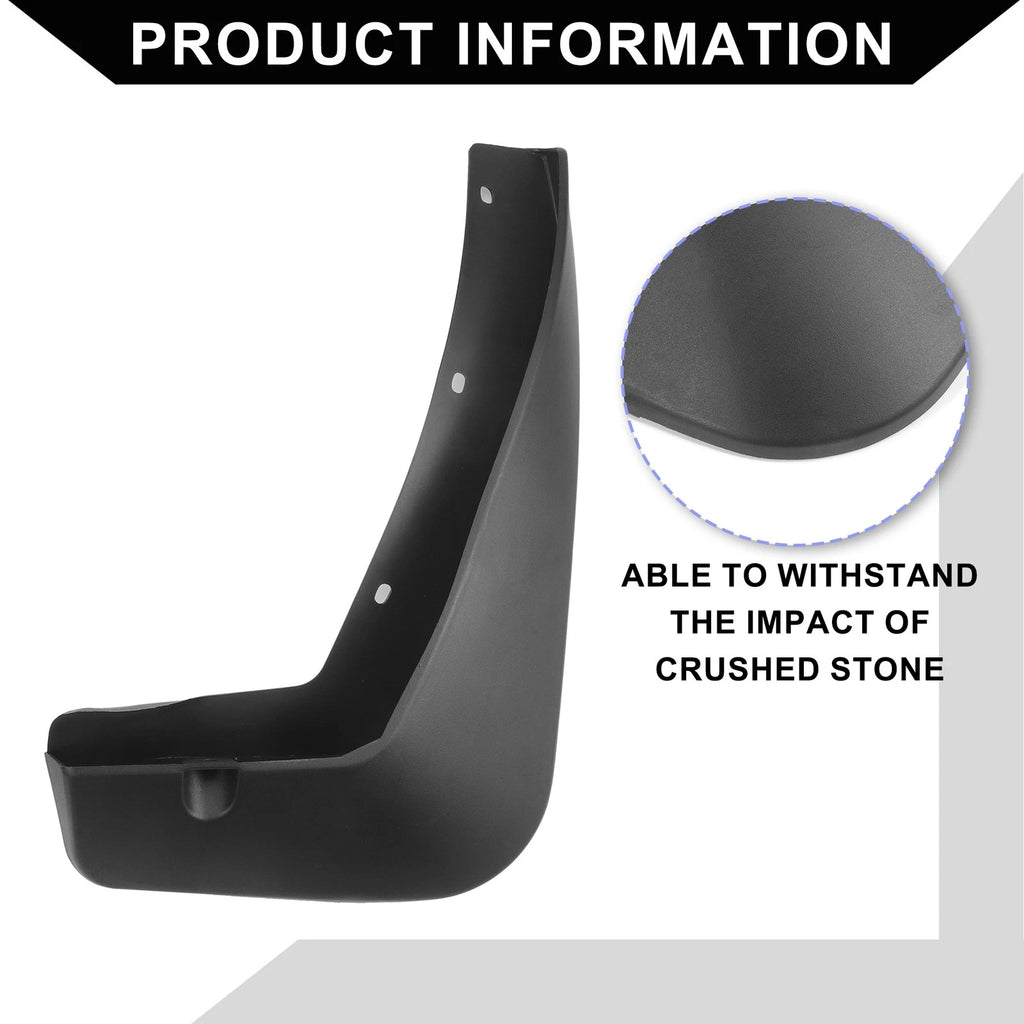 Set of 2 Front & Rear Mud Flaps for Nissan Murano (2015–2020)
