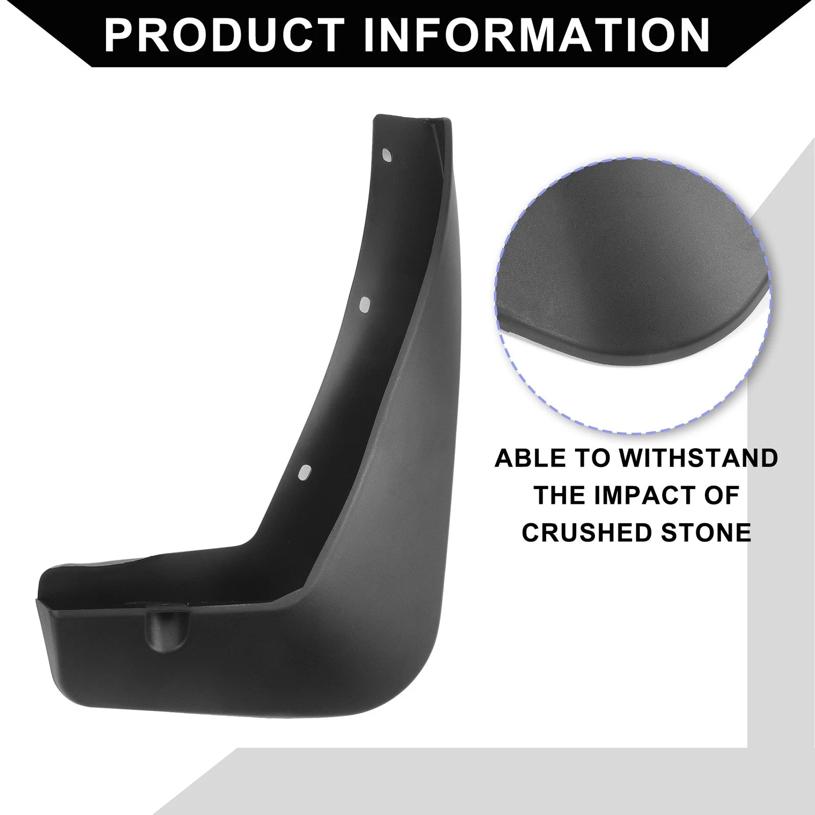 Set of 2 Front & Rear Mud Flaps for Nissan Murano (2015–2020)