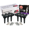 Set of 6 Ignition Coils & NGK RutheniumHX Spark Plugs for Lexus Toyota (3MZFE)