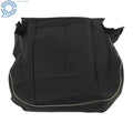Passenger Front Bottom Side Cushion Cover for Hummer H3 (2006–2010) Black Leather