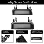 Set of 2 Metal Exterior Door Handles for Ford Ranger Mazda (1998–2011)