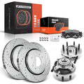 Front Drilled Brake Rotors & Pads for Ford Expedition (2007–2009)