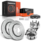 Front Drilled Brake Rotors & Pads for Ford Expedition (2007–2009)
