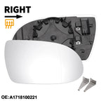 Heated Right Passenger Side Mirror Glass for Mercedes-Benz SL550 (2007–2009)