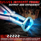 Long Tube Exhaust Manifold Headers for Silverado Suburban Sierra V8 (1999–2006)