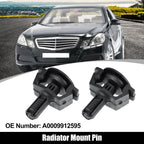 2pcs Radiator Mount Pin A0009912595 for Mercedes Benz E320 E500 E55 CLS500 CLS55 (1996–2006)