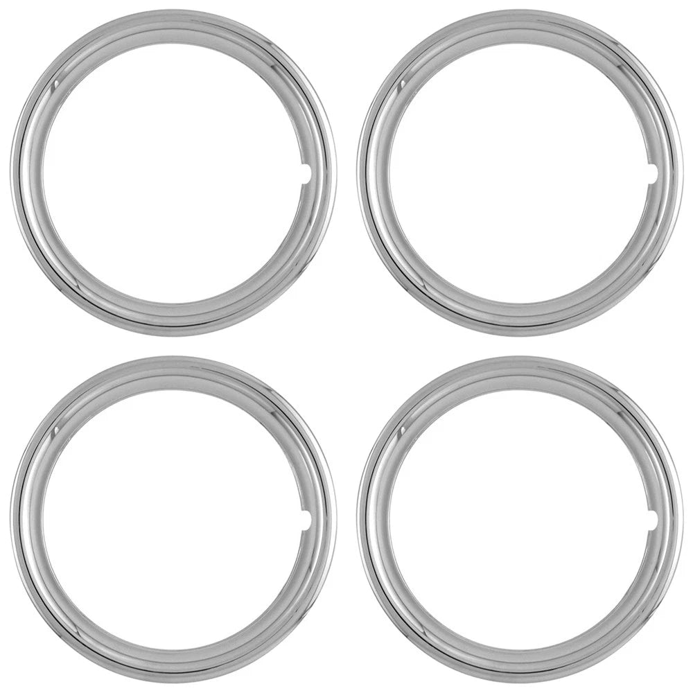 16' 1 1/2-inch Deep Steel Chrome Wheel Trim Rings - Upgrade Your Auto XIEUH492