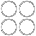 16' 1 1/2-inch Deep Steel Chrome Wheel Trim Rings - Upgrade Your Auto XIEUH492