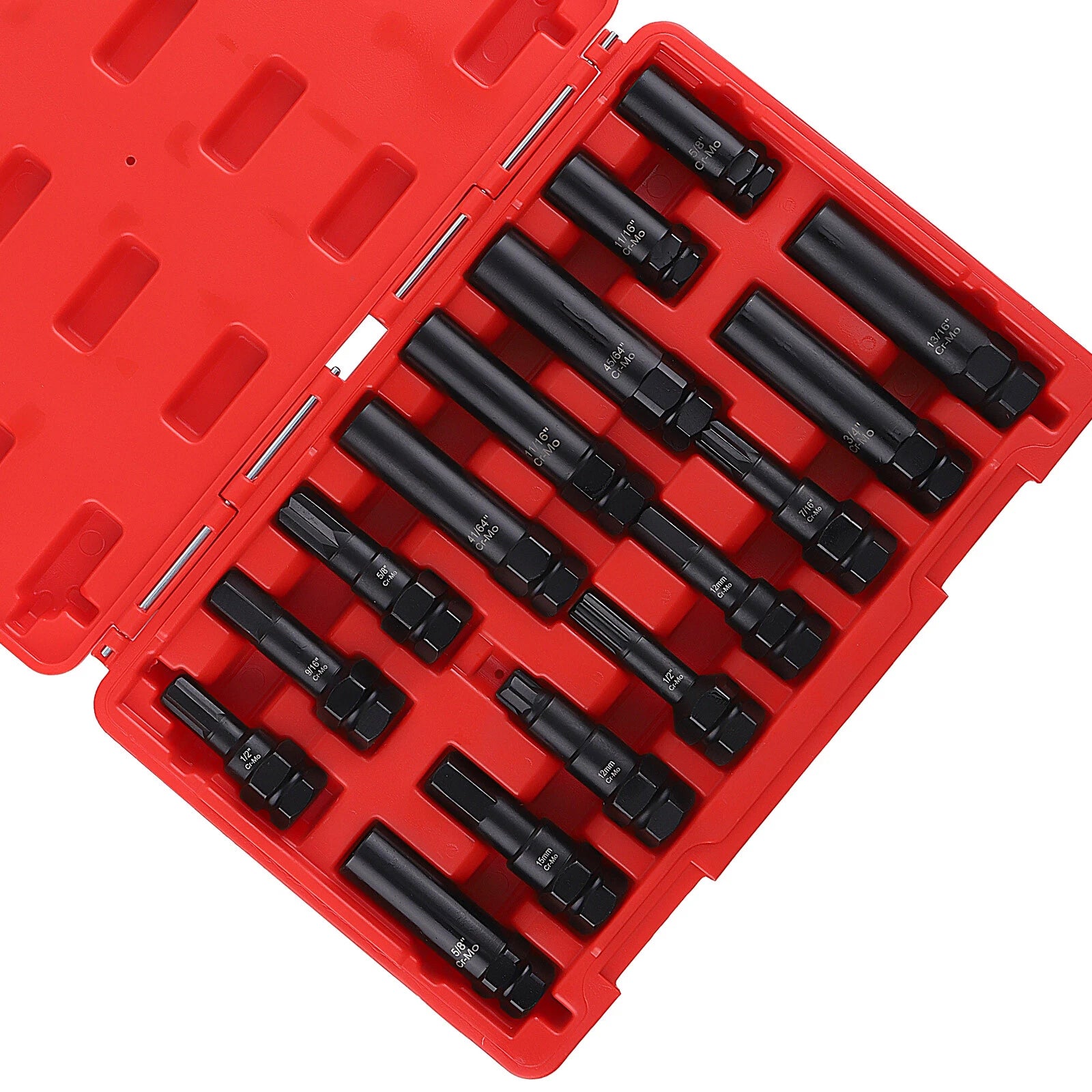Set of 16 Locking Lug Nut Master Keys for Wheel Locks