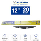 Set of 20 Michelin RainForce Wiper Blades 12" for All Vehicles