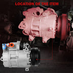 A/C Compressor with Clutch for BMW X5 (2004–2006)
