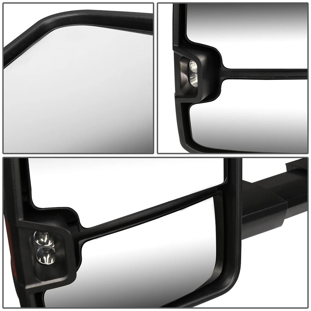 Extendable Arm Towing Mirror with LED Signal Light for GM GMT800 (2003–2007)