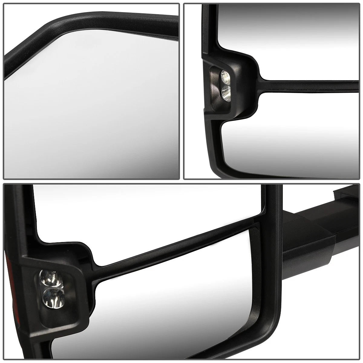 Extendable Arm Towing Mirror with LED Signal Light for GM GMT800 (2003–2007)