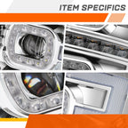 LED Sequential DRL Projector Headlights for Ford F250-F550 SD (2011–2016)