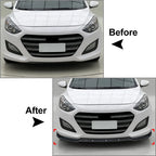 Front Bumper Lip Splitter Spoiler for Hyundai i30 MK2 MK2.5 (2012–2017)