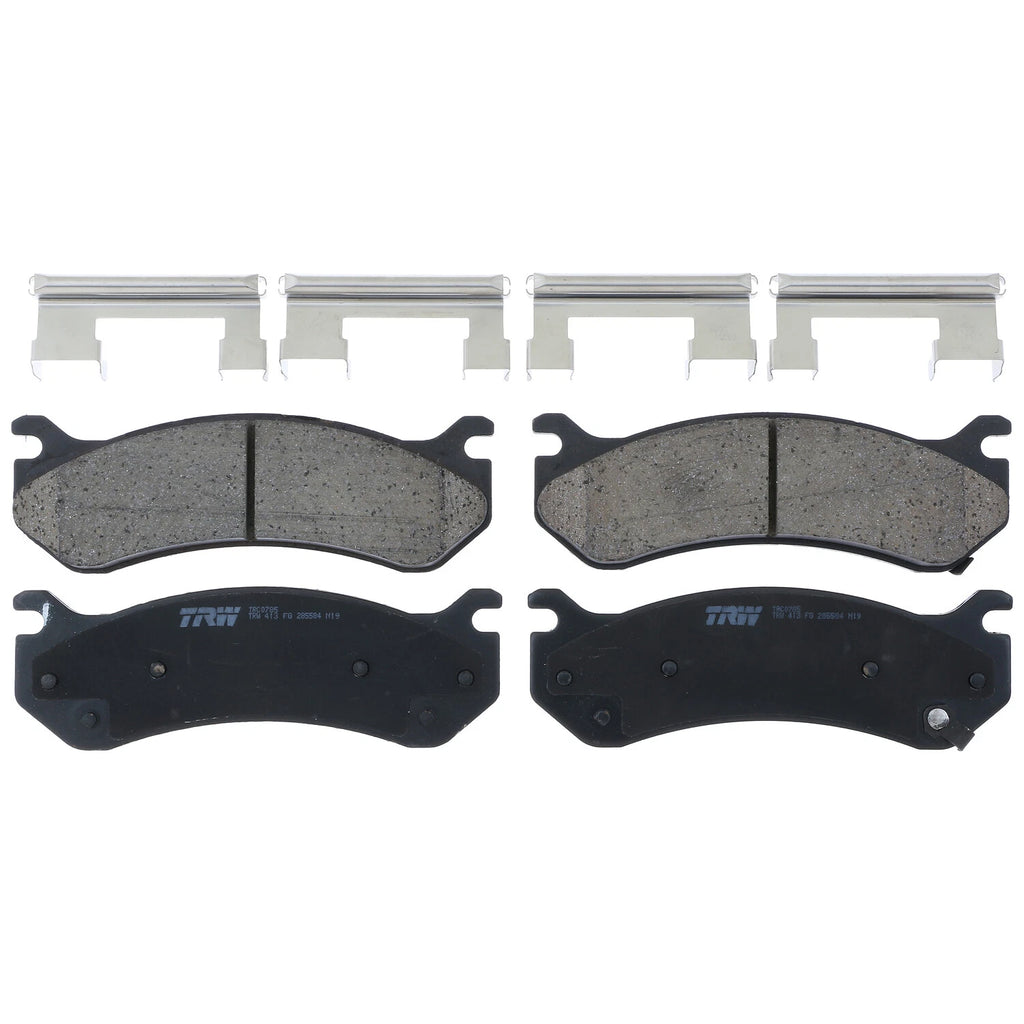 Front Brake Kit 305mm Disc Rotors TRW Pro Ceramic Pad for Cadillac Chevrolet GMC