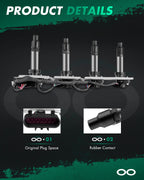 2X Ignition Coils for Cadillac STS SRX DeVille Seville Pontiac Bonneville 4.6L