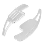Pair Silver Tone Steering Wheel Shift Paddle for Audi A3 A4 A5 A8 S3 S5 Q5 (2010–2020)